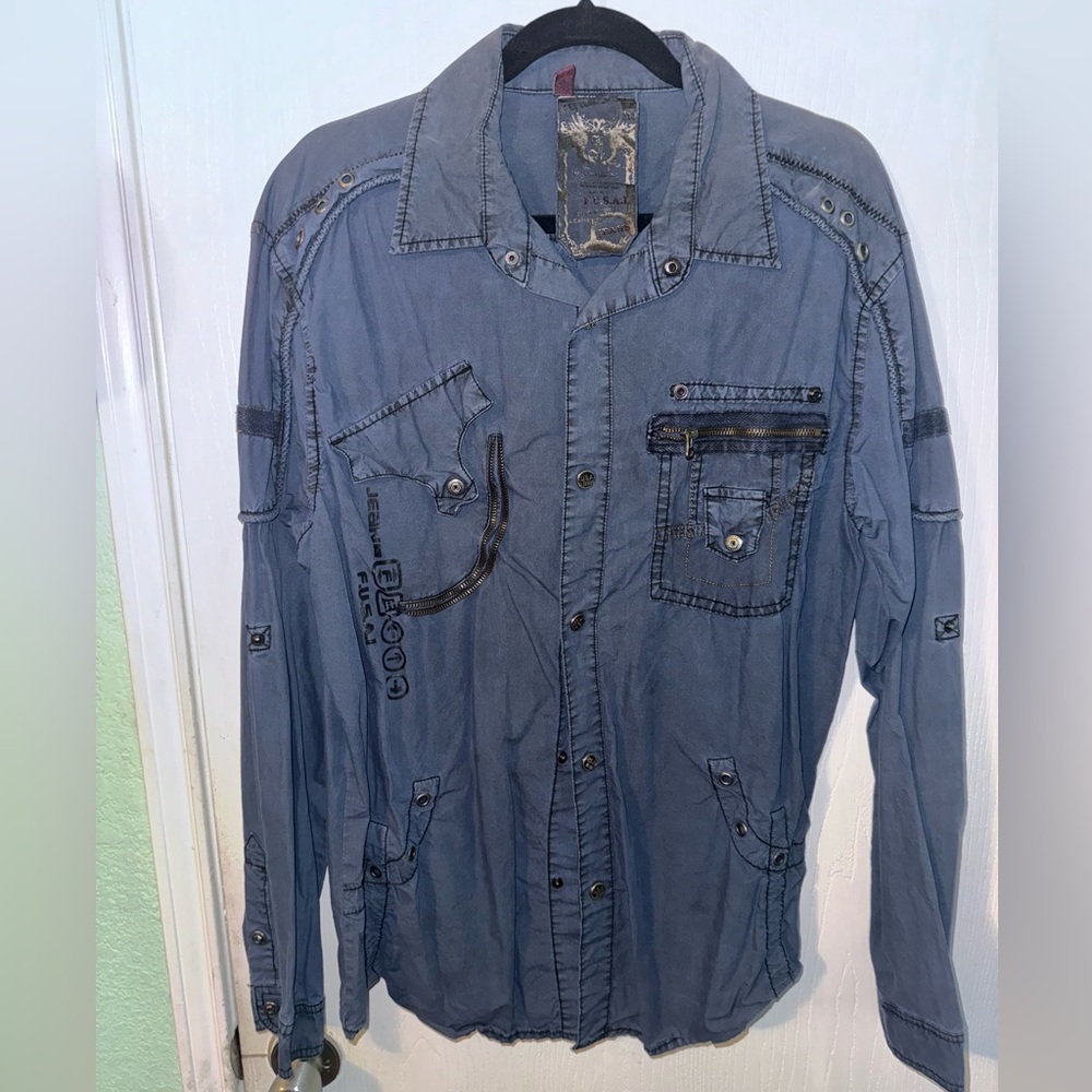 Men’s F.U.S.A.I. Multi Pocket Zippered Shirt